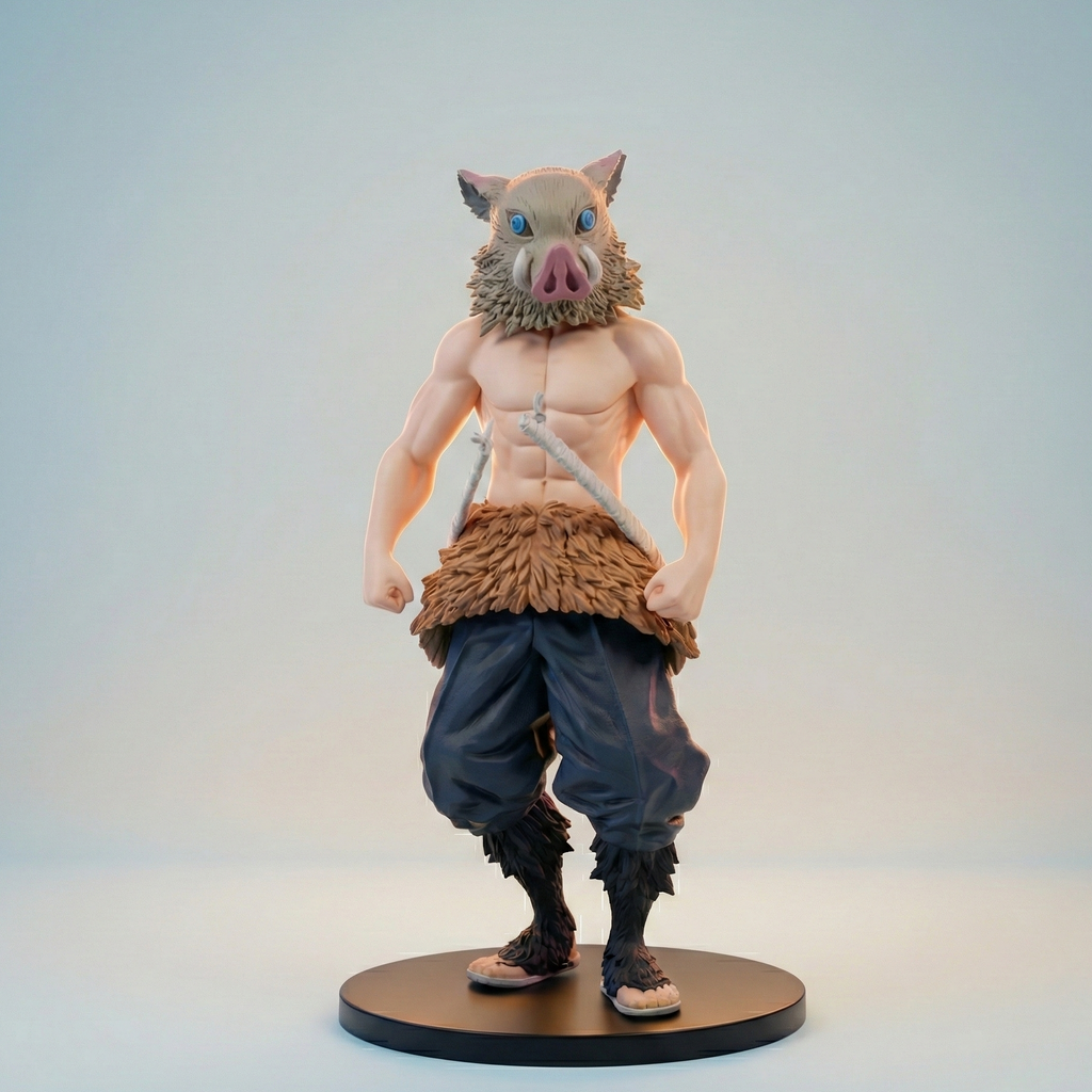 Inosuke Hashibira – Premium Demon Slayer Statue (Boar Mask Edition)